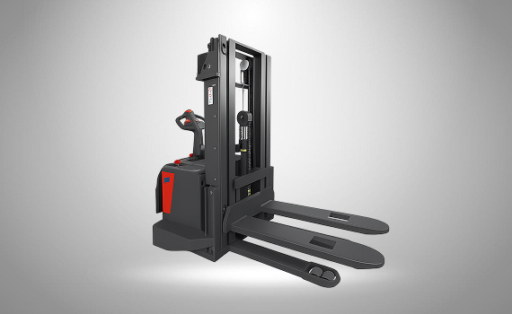 Electric stacker material handling equipment Chennai warehouse productivity