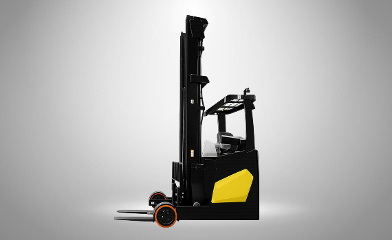 Reach truck material handling equipment Chennai narrow aisle storage