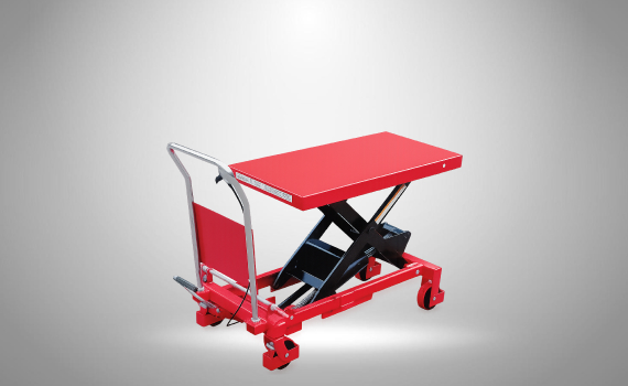 Scissor lift material handling equipment Chennai elevated work platform